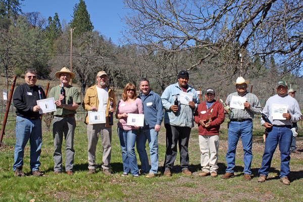 Winners of Pruning Competition at Six Sigma Ranch