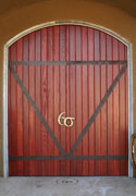 cave-doors at Six Sigma Winery