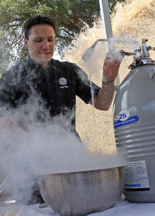 Instant ice cream-making