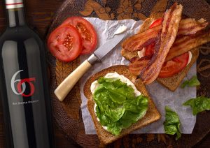 BLT and Wine from Six Sigma Ranch