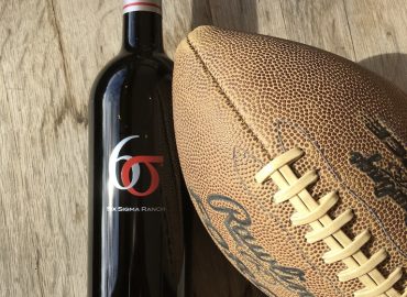 wine and football