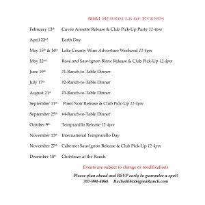 2021 Schedule of Events-for web page